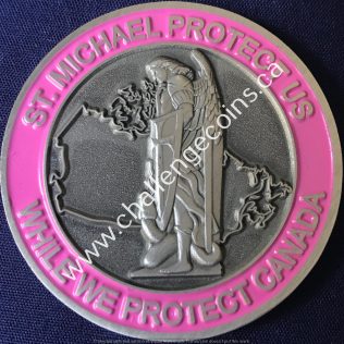 Canada Border Services Agency CBSA - St-Michael Protect Us Pink
