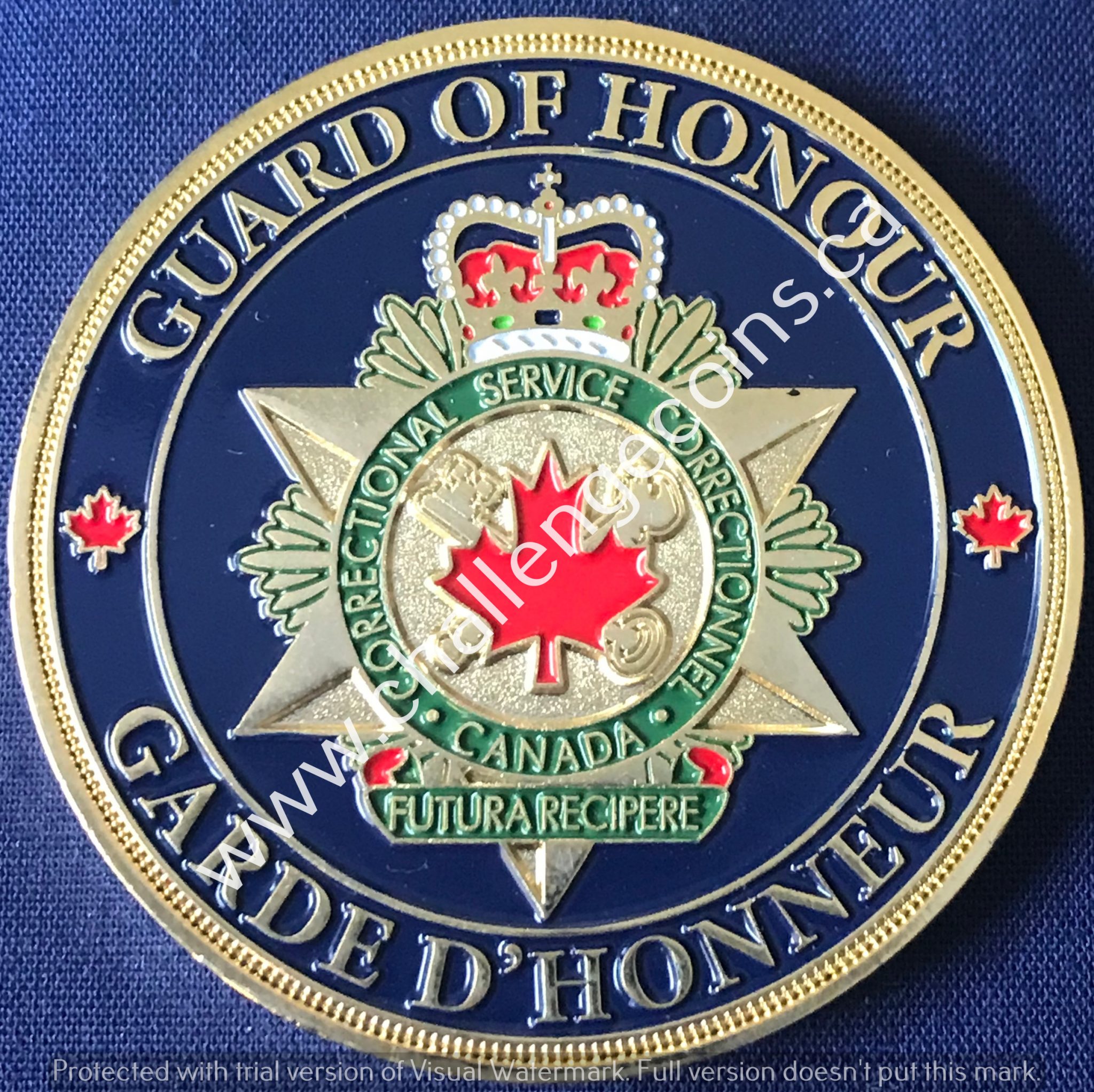 Correctional Service Canada Guard of Honour Challengecoins.ca