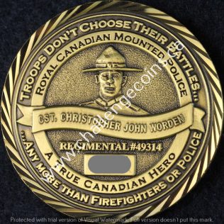 RCMP G Division - Cst Christopher WORDEN