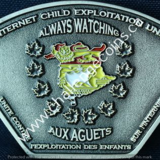 RCMP J Division - Internet Child Exploitation Unit Patch shape