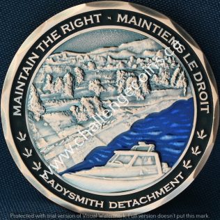 RCMP E Division Ladysmith Detachment Gold