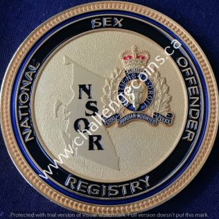 RCMP E Division Major Crime - National Sex Offender Registry Gold