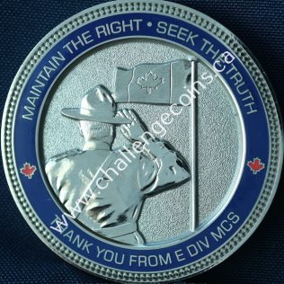 RCMP E Division Major Crime -Thank you Silver
