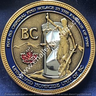 RCMP E Division Major Crime - Unsolved Homicide Unit of BC Gold