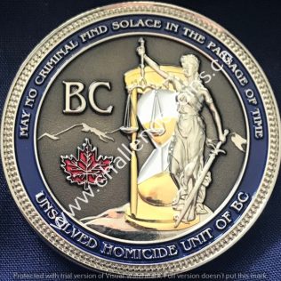 RCMP E Division Major Crime - Unsolved Homicide Unit of BC Silver