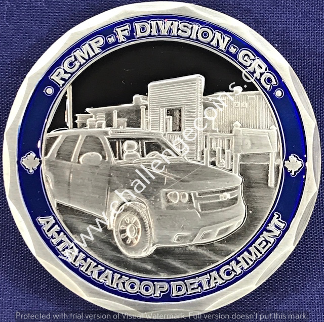 RCMP F Division - Ahtahkakoop Detachment | Challengecoins.ca
