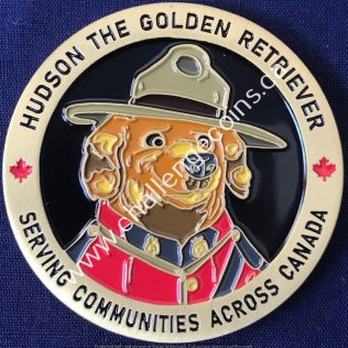 RCMP Generic Hudson the Golden Retriever