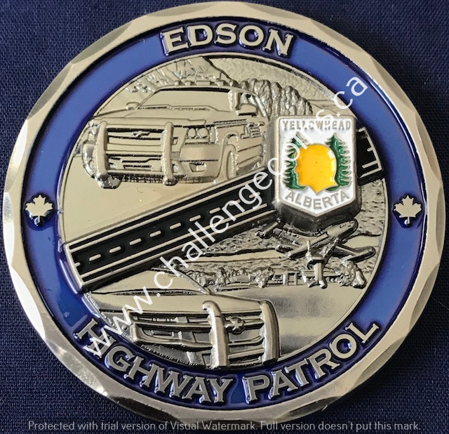RCMP K Division Edson Highway Patrol | Challengecoins.ca
