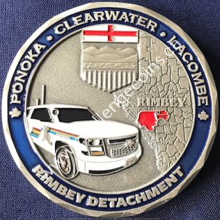 RCMP K Division Rimbey Detachment Silver