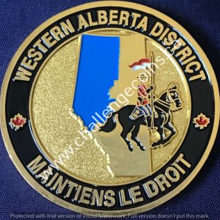 RCMP K Division Western Alberta District Gold