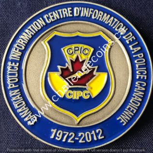 RCMP NHQ - Canadian Police Information Centre CPIC 1972-2012