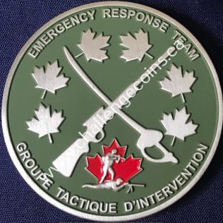 RCMP NHQ Emergency Response Team Green