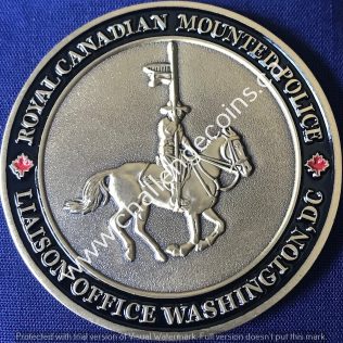 RCMP NHQ Liaison Office Washington Antique Gold