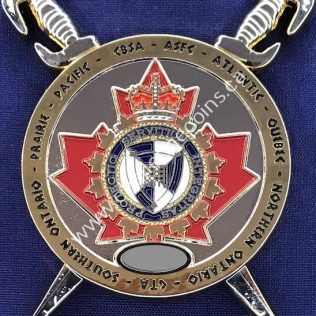 Canada Border Services Agency CBSA - Challenge Coin Hub Sword