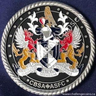 Canada Border Services Agency CBSA - Coat of Arms Spartan