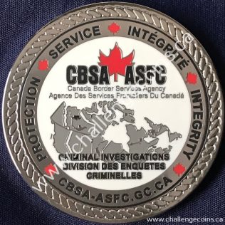 Canada Border Services Agency CBSA - Criminal Investigations National Security Silver