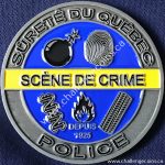 Sûreté du Québec – Service de la Criminalistique couleur
